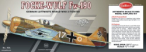 Focke-Wulf FW-109 Model Airplane 03-406